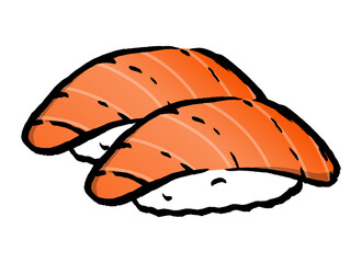 サーモンのにぎり寿司