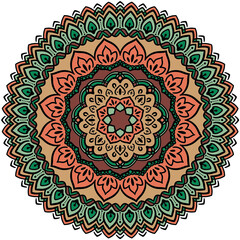 Hand drawn Mandala. Vintage decorative elements