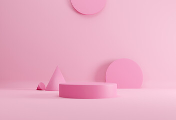 pink room with pink curtains