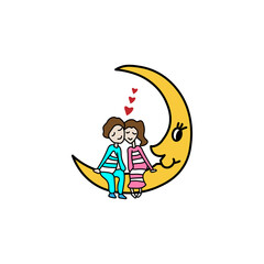 Valentine's day sale background with heart lollipop,cookies, streamers,gift box,marshmallow and garland. Modern design.Universal vector background for poster, banners, flyers, card,advertising