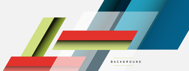 Background. Geometric diagonal square shapes and lines abstract composition. Vector illustration for wallpaper banner background or landing page