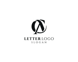 Abstract AC letter logo-CA Logo Design, vector logo design - obrazy, fototapety, plakaty