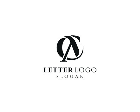 Initial luxury ca or ac letter logo design Vector Image