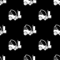 Forklift Icon Seamless Pattern M_2112005