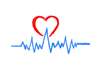 심박수_색연필 손그림