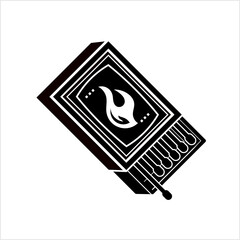Matchbox Icon, Matchstick Icon, Matchbook Icon