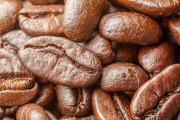 coffee beans close up