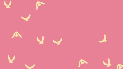 飛び立つ鳥　夕