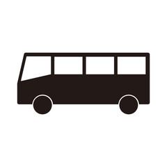 Bus icon. bus vector icon sign