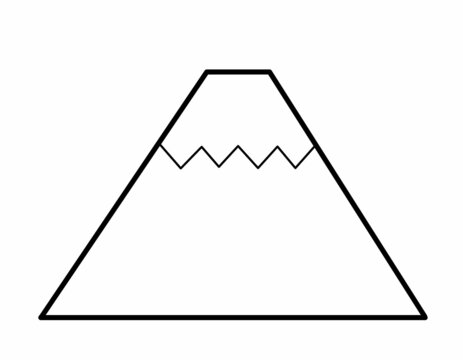recommend clip art: 山(線画)