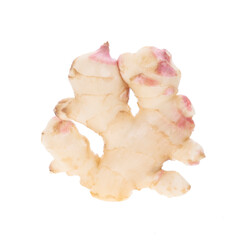 fresh ginger isolated on white background