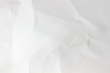 White sheet of paper. White textured sheet. Old paper top view. Grunge texture.