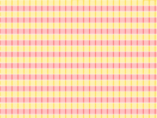 Pink background and yellow plaid.