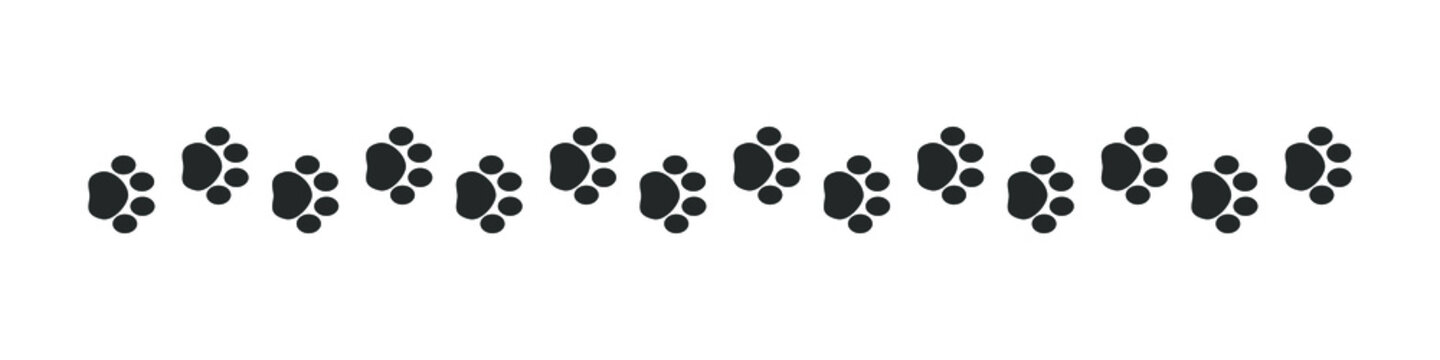 Dog Paw Print Border Images – Browse 1,873 Stock Photos, Vectors