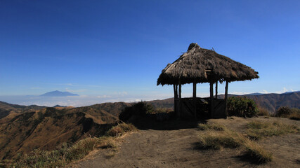 Landscape view of Bromo Tengger Semeru National Park, Indonesia 