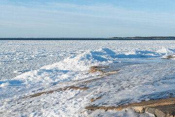 ice on the sea