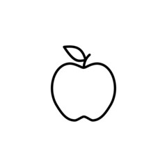 Apple icon. Apple sign and symbols for web design.