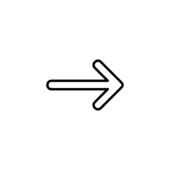 Arrow icon. Arrow sign and symbol for web design.