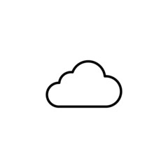 cloud icon. cloud sign and symbol