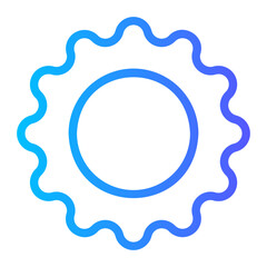 summer gradient icon