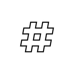 Hashtag icon. hashtag sign and symbol