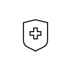 Health insurance icon. Insurance document sign and symbol