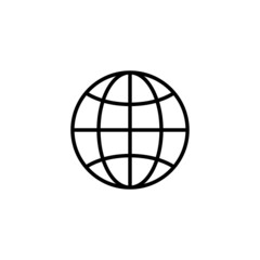 Web icon. go to web sign and symbol. web click icon. Global search icon