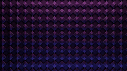 3d Rendering purple triangular abstract background