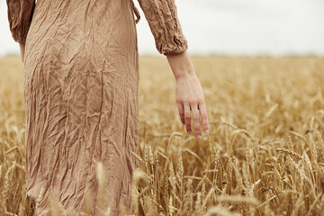 Woman hands countryside industry cultivation harvest