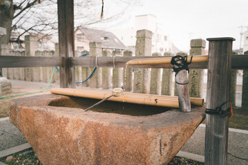 散歩道にある神社