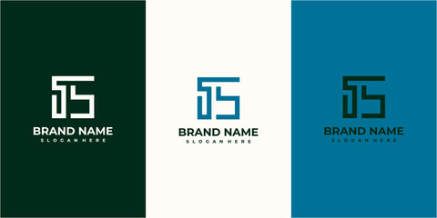 Letter TS logo design inspiration, TS logo design for your company - obrazy, fototapety, plakaty