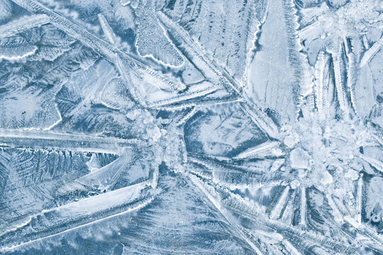 abstract frosty pattern ice background texture