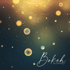 Obraz na płótnie Canvas Soft bokeh. Elegant vector light effect. Fluid color and blur trendy screen design.