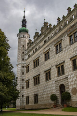Fototapeta premium fairytale renaissance castle in central europe