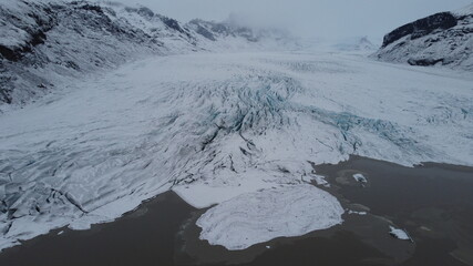 Skaftafell Glacier per Drohne