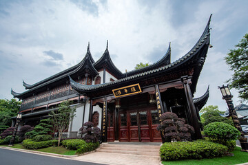 chinese temple in the morning