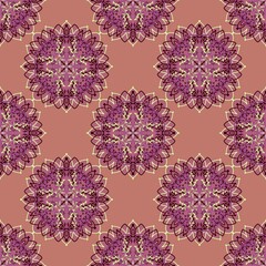 Seamless winter pattern with snowflakes for fabrics and textiles and linens 