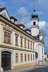 Fototapeta premium Kirche und Krankenhaus der Barmherzigen Brüder Eisenstadt