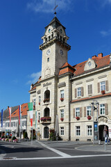 Fototapeta na wymiar Rathaus von Leibnitz in der Steiermark