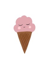 ice cream, cupcake, food