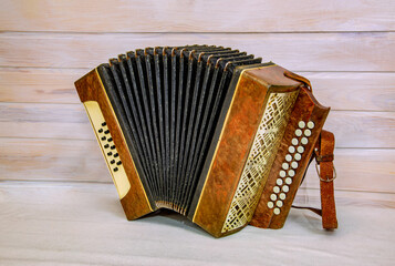 Old Russian accordion
