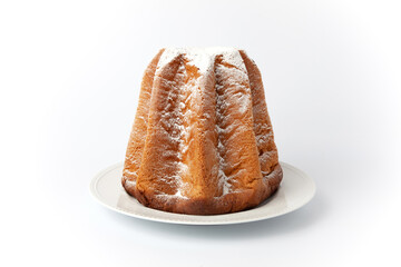パンドーロ イタリアのケーキ 白背景
