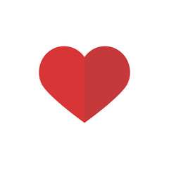 Heart flat icon
