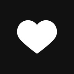 heart icon on grey background