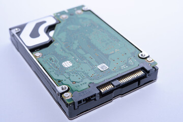 Hard Disk Drive (HDD) close up, Seriell Attached SCSI (SAS)