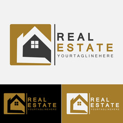 Real Estate Business Logo Template, Building, Property Development, and Construction Logo Vector