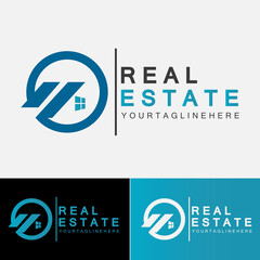 Real Estate Business Logo Template, Building, Property Development, and Construction Logo Vector
