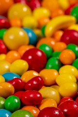 Fototapeta na wymiar Full Frame Shot Of Multi Colorful Candy