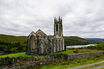 Fototapeta premium Oid Church of Dunelewey, County Donegal, Ireland