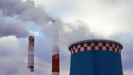 smoke from a chimney